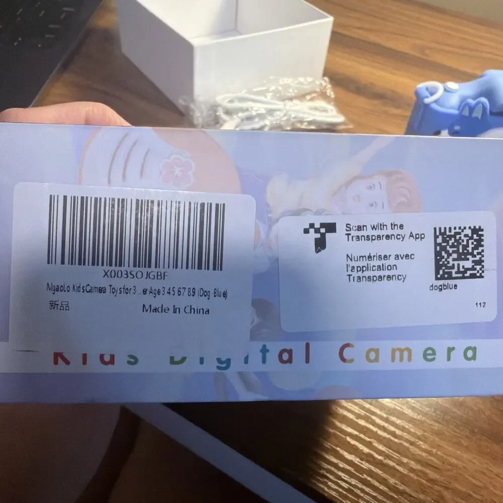 Kids Digital Camera 1080P HD Blue Dog Camcorder/Camera 3+ New